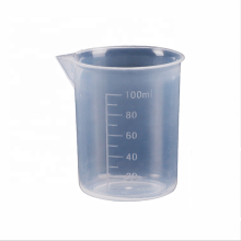 New pp material transparent thickened plastic scale cup other chemical equipment beaker without handle